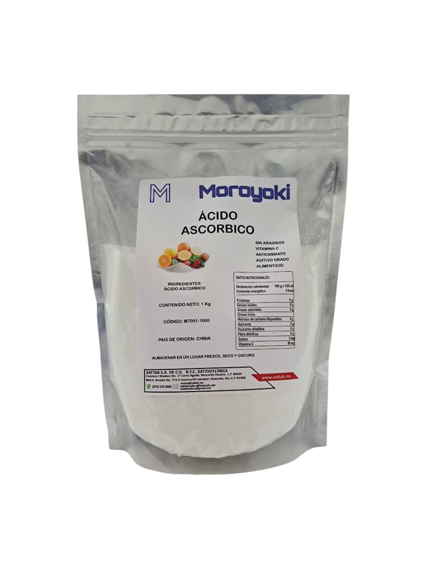 Ácido Ascorbico Granel 1 Kilogramo Moroyoki M7001