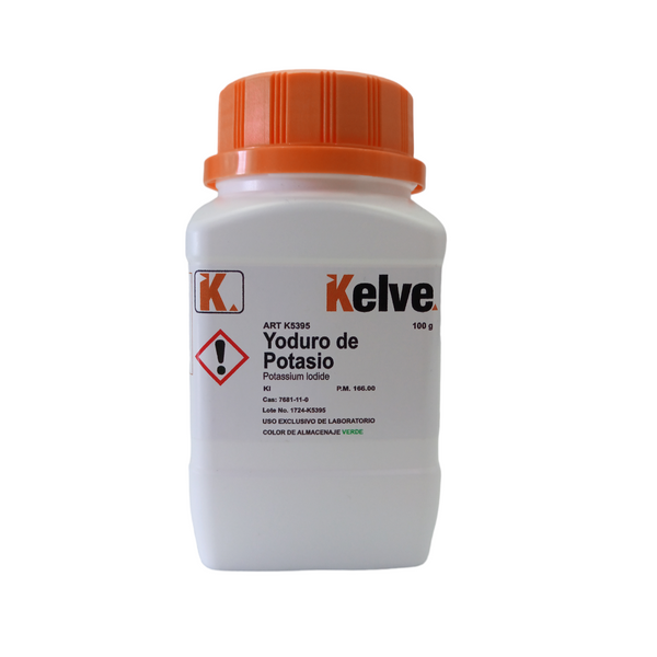 Yoduro de Potasio 100 Gramos Kelve