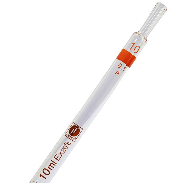 Pipeta Serologica Vidrio Clase A 10 Ml Div 0.10 Ml Jf Lhabo