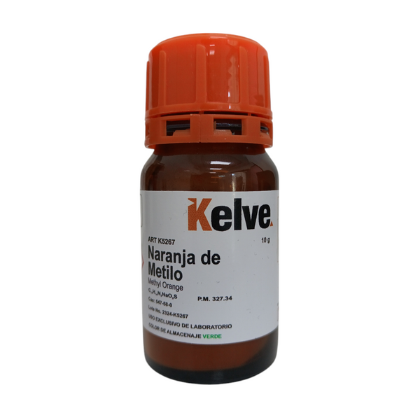 Naranja de Metilo 10 G Colorante Kelve