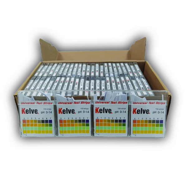 Papel Ph Universal 0-14 Medidor En Tiras Paq C/50 Kelve