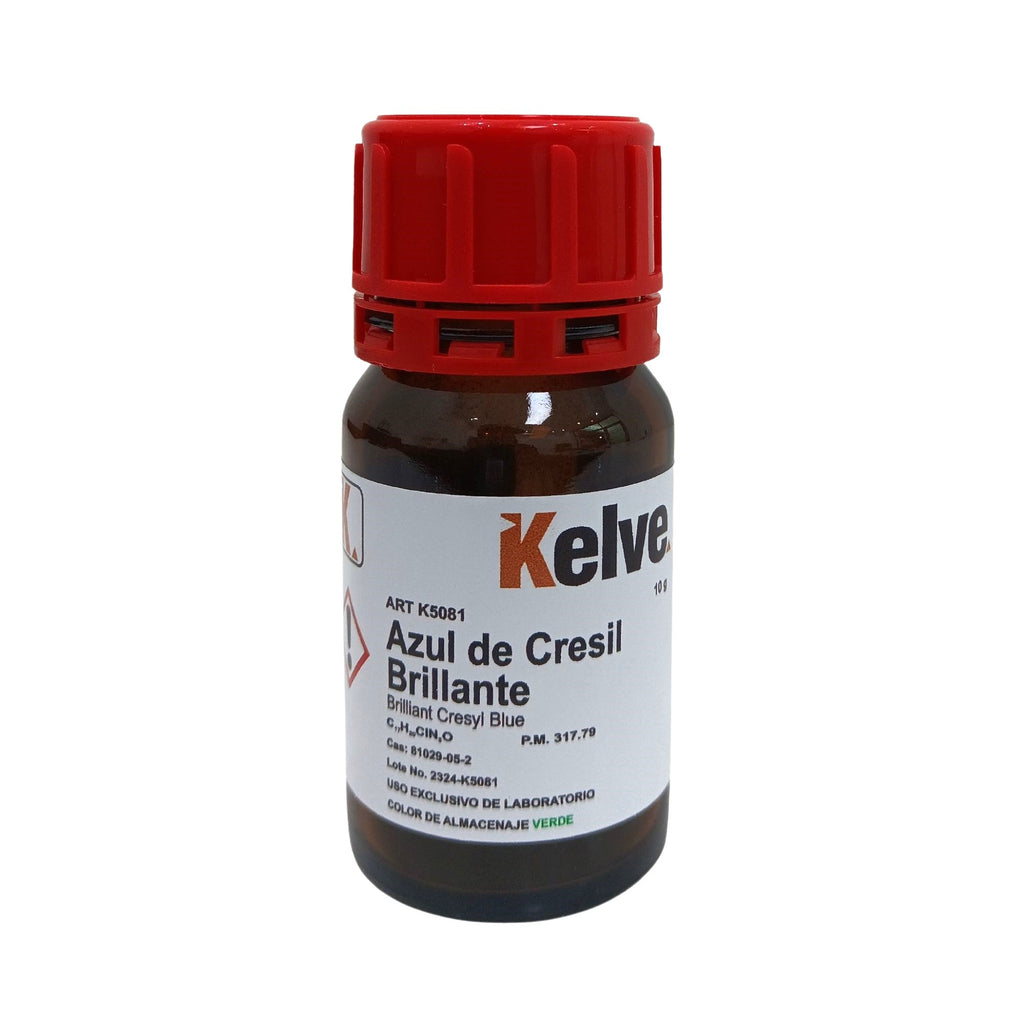 Azul de Cresil Brillante de 10 G Colorante Kelve