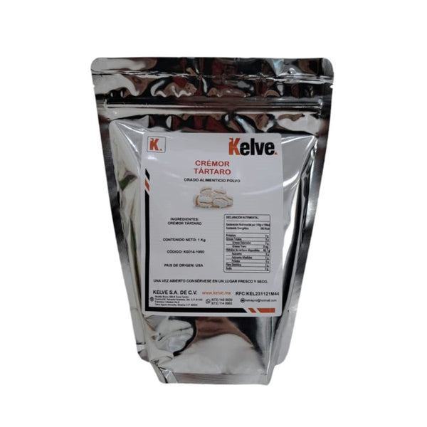 Cremor Tártaro Ideal para Repostería 1 Kg Kelve