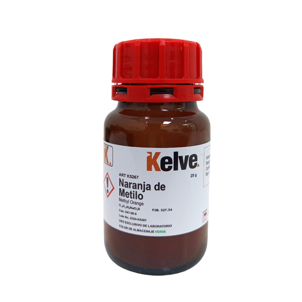 Naranja de Metilo 25 G Colorante Kelve