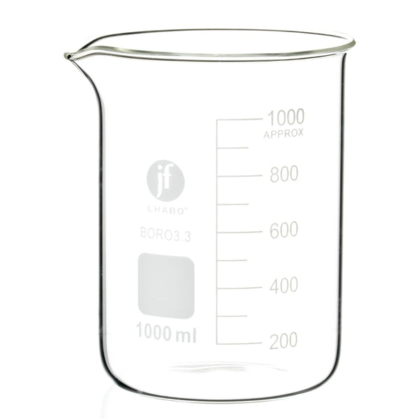 Vaso Precipitado de Vidrio 1000 Ml Jf Lhabo