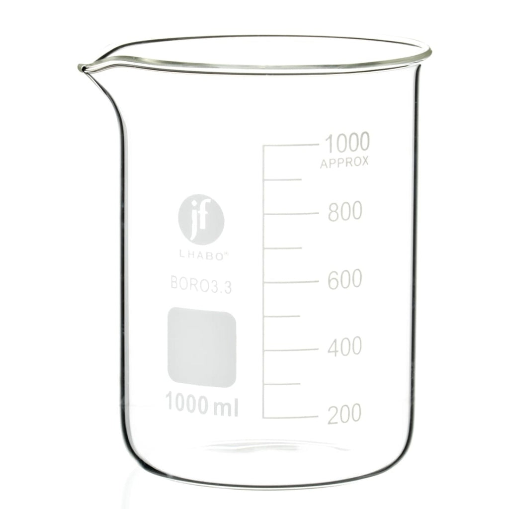 Vaso Precipitado de Vidrio 1000 Ml Jf Lhabo