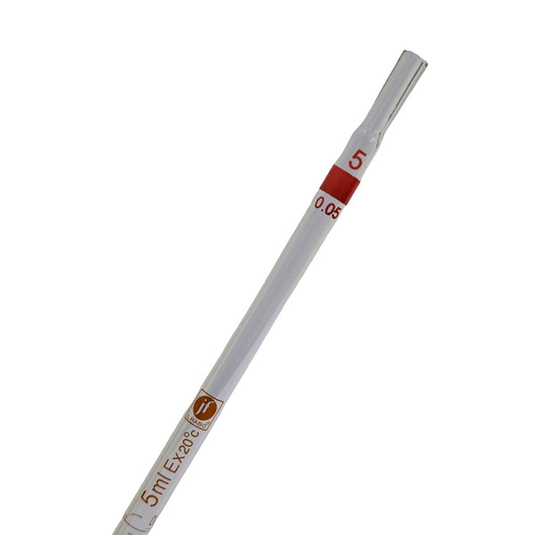 Pipeta Serologica Vidrio Clase B 5 Ml Div 0.05 Ml Jf Lhabo