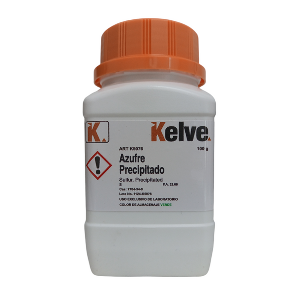 Azufre Precipitado 100 Gramos Kelve
