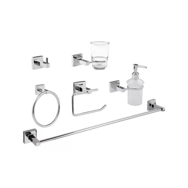 Juegos Accesorios Baño 6 Pzas Cromo 3300 Dica