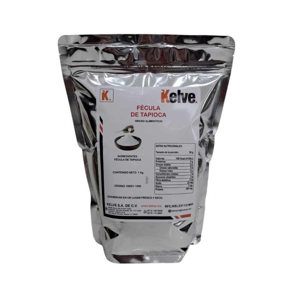 Fécula de Tapioca 1 Kilogramo Kelve