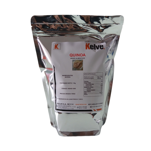 Quinoa Blanca Semilla Natural 1 Kilogramo Kelve