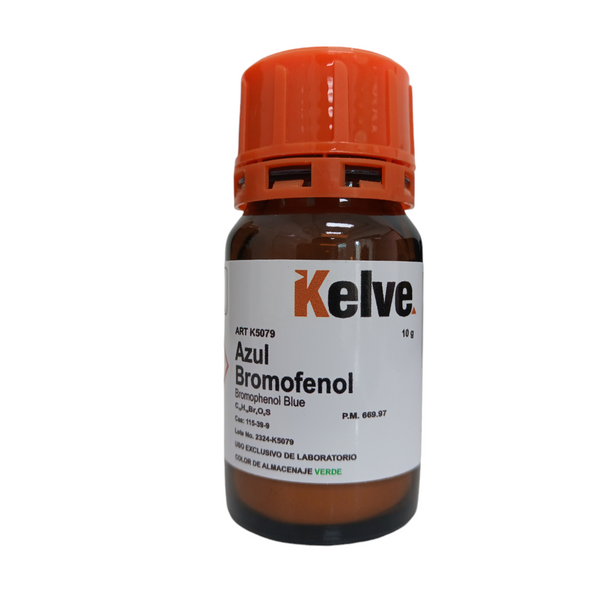 Azul de Bromofenol 10 G Colorante Kelve