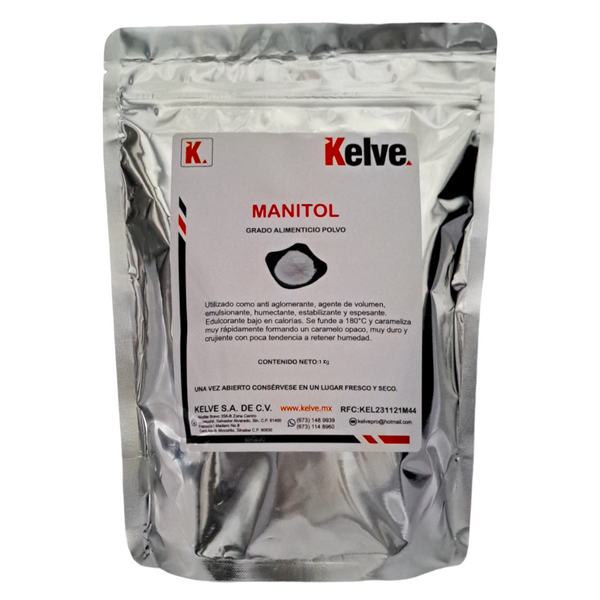 Manitol Grado Alimenticio 1 Kilogramo Kelve