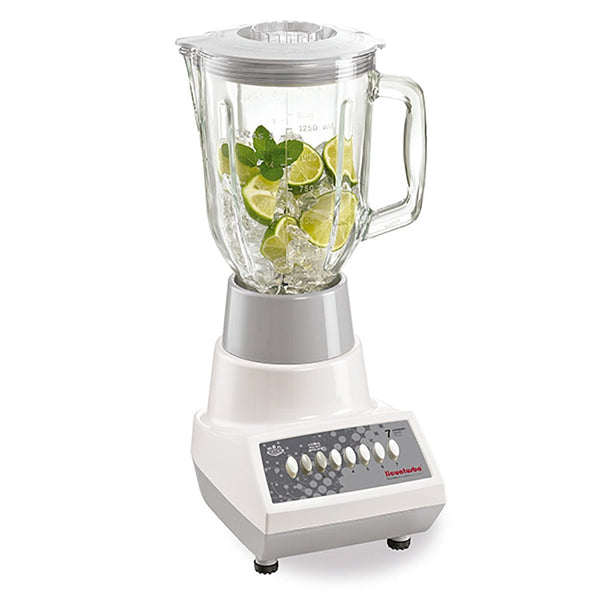 Licuadora 1.5l Vaso de Vidrio Blanco-gris Lpv-507 Man
