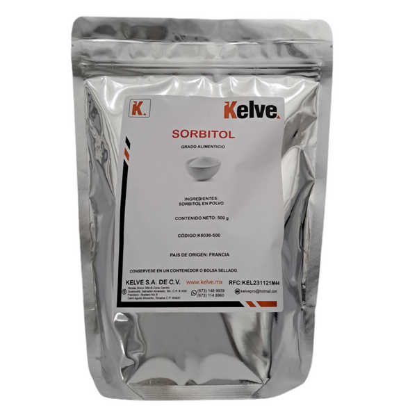 Sorbitol En Polvo 500 Gramos Kelve