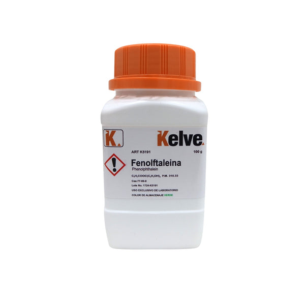 Fenolftaleina 100 Gramos Kelve