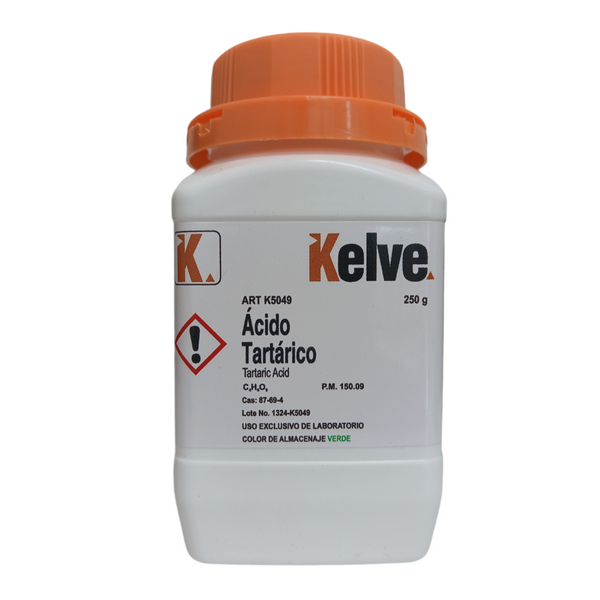 Ácido Tartárico 250 Gramos Kelve