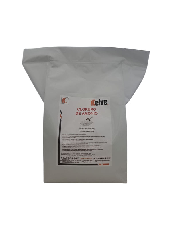 Cloruro de Amonio 2 Kilogramos Kelve