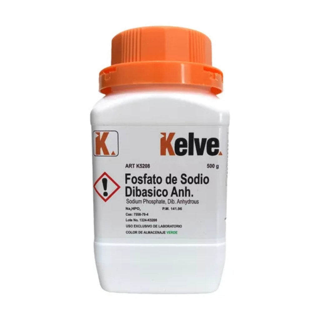Fosfato de Sodio Dibasico Anhidro 500 Gramos Kelve