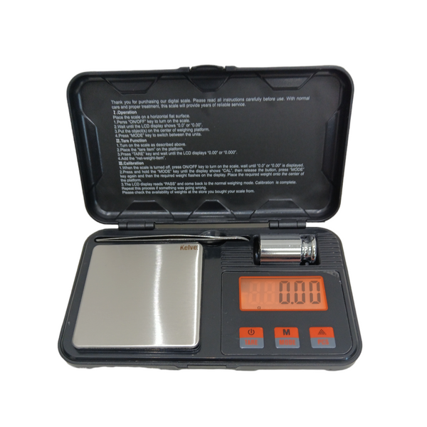 Balanza Digital de Bolsillo 200g/0.01g Kelve