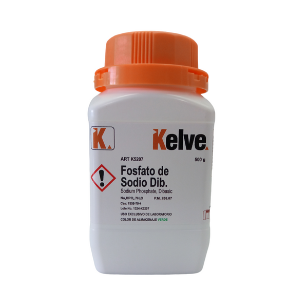Fosfato de Sodio Dibásico 500 Gramos Kelve