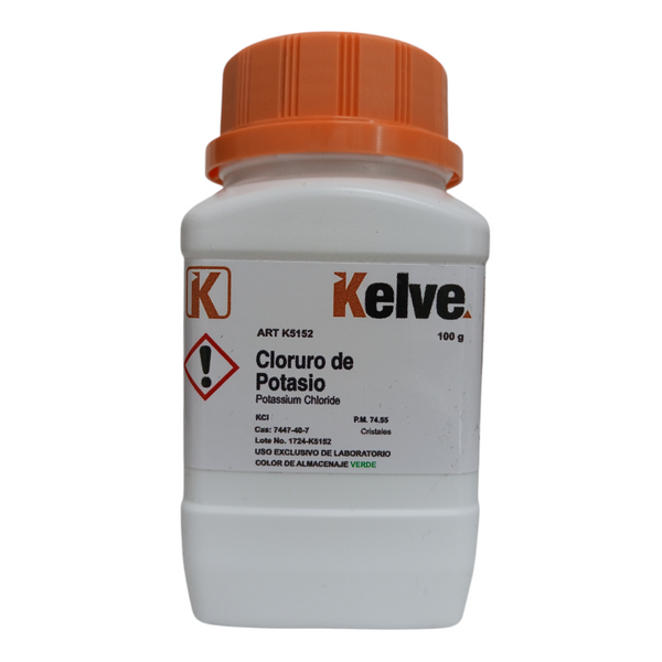 Cloruro de Potasio 100 Gramos Kelve