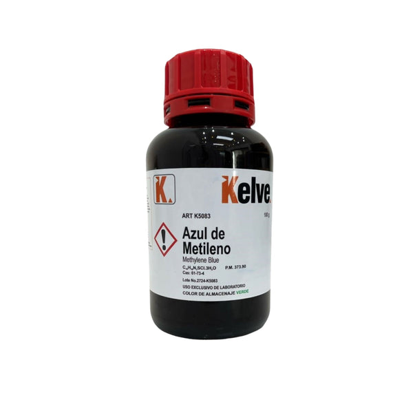 Azul de Metileno 100 G Kelve Colorante