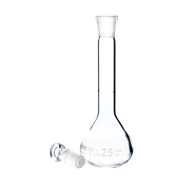 Matraz Volumetrico de Vidrio 25 Ml Kelve