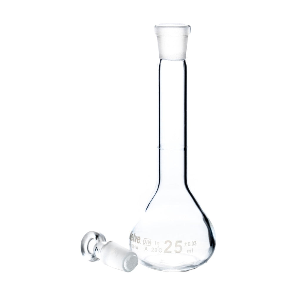 Matraz Volumetrico de Vidrio 25 Ml Kelve