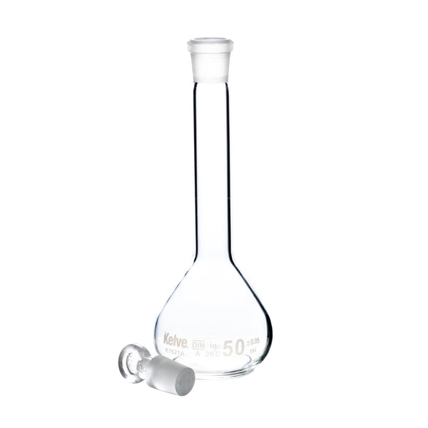 Matraz Volumetrico de Vidrio 50 Ml Kelve