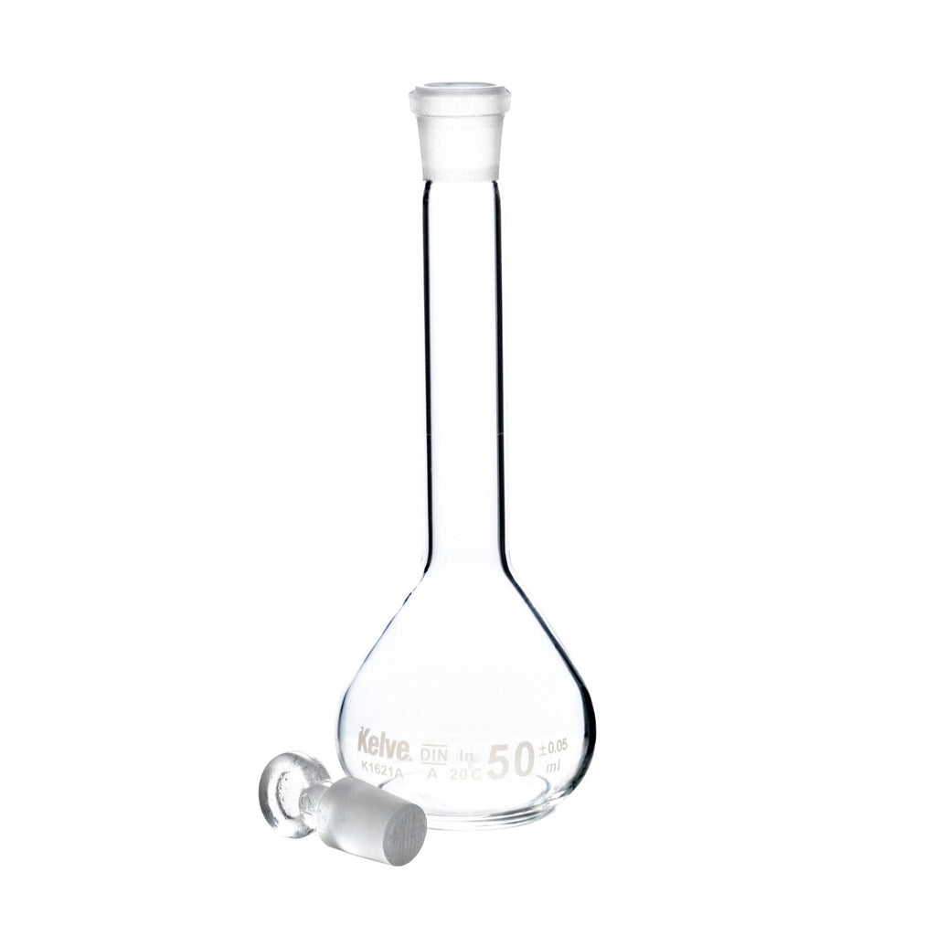 Matraz Volumetrico de Vidrio 50 Ml Kelve