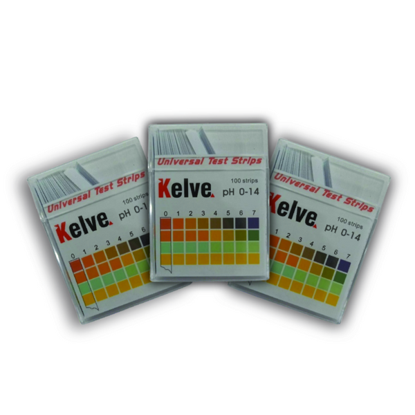 Papel Ph Universal 0-14 Medidor En Tiras Paquete 3 Cajas Kelve