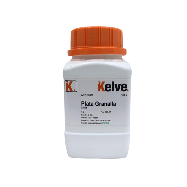 Plata Granalla 100 Gramos Pureza 99.9983% Kelve
