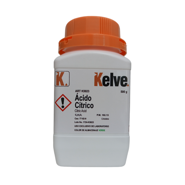 Ácido Cítrico 500 Gramos Kelve