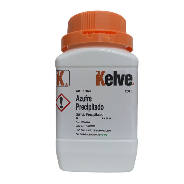 Azufre Precipitado 250 Gramos Kelve