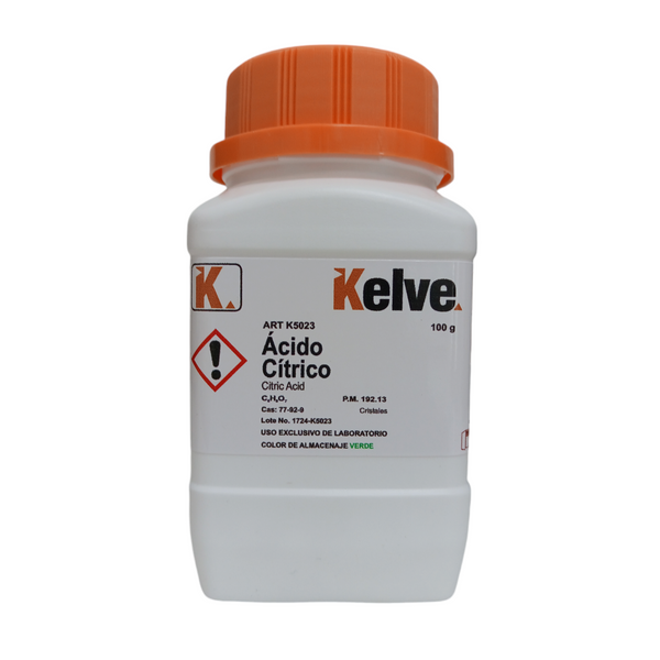 Ácido Cítrico 100 Gramos Kelve