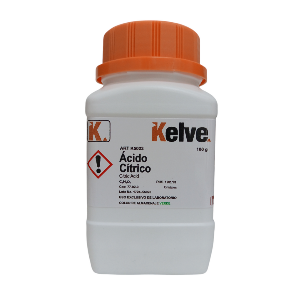 Ácido Cítrico 100 Gramos Kelve