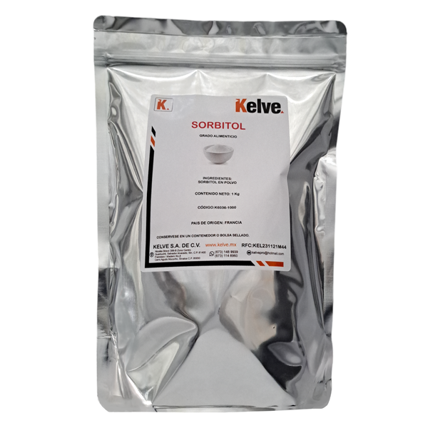 Sorbitol En Polvo 1 Kilogramo Kelve
