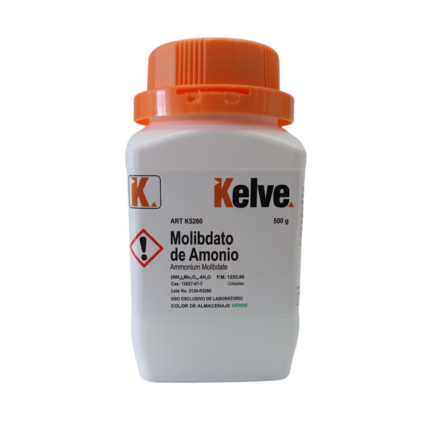 Molibdato de Amonio 500 Gramos Kelve