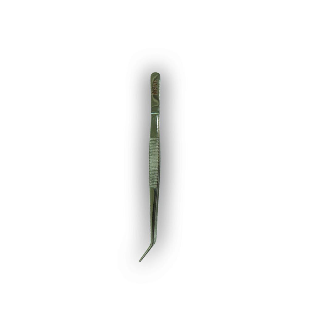 Pinza de Disección Curva Acero Inoxidable Kelve