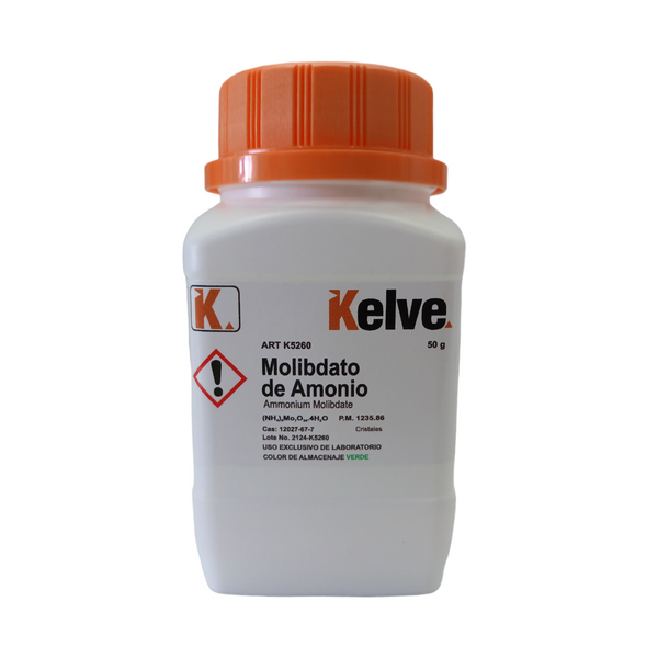 Molibdato de Amonio 50 Gramos Kelve