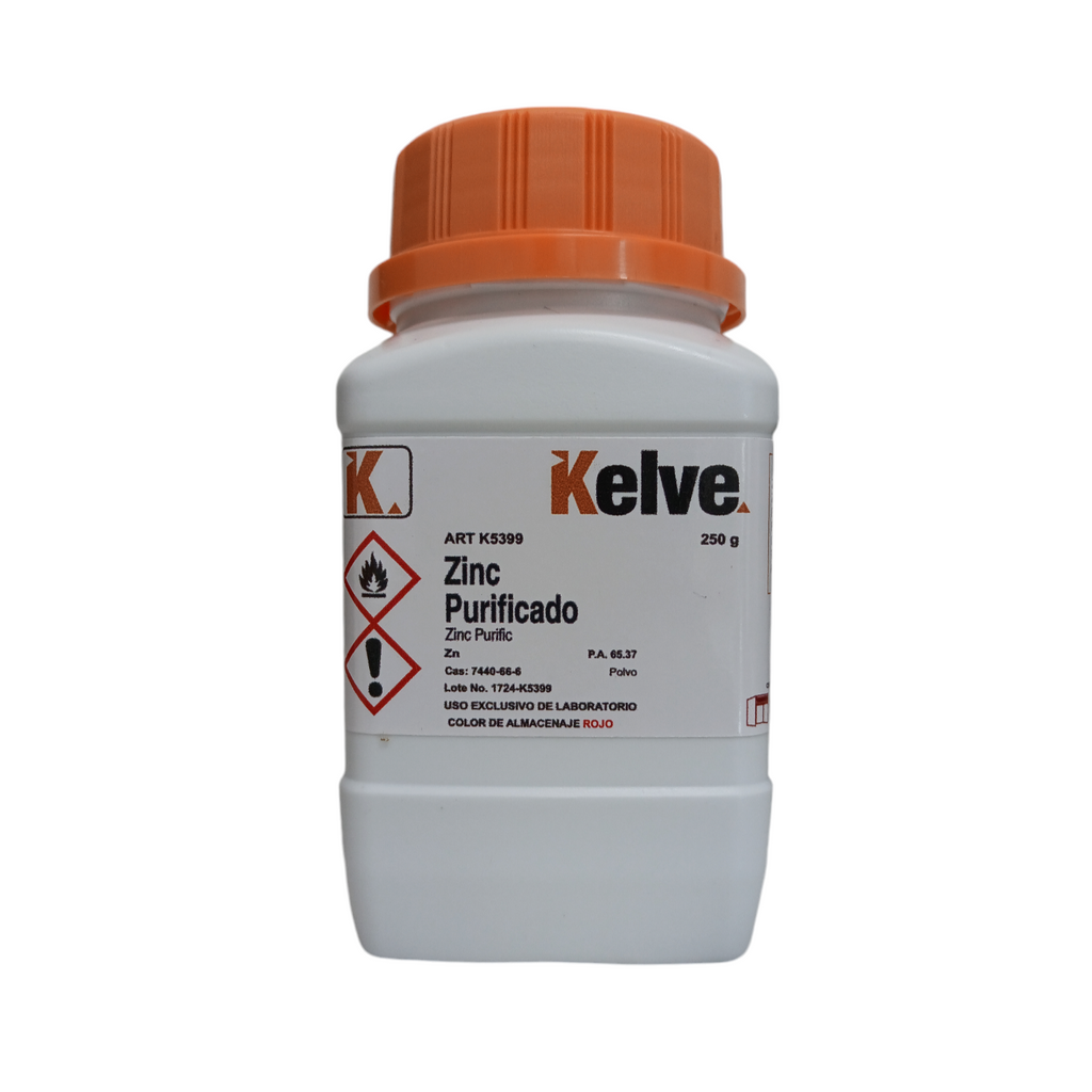 Zinc Polvo 250 Gramos Kelve