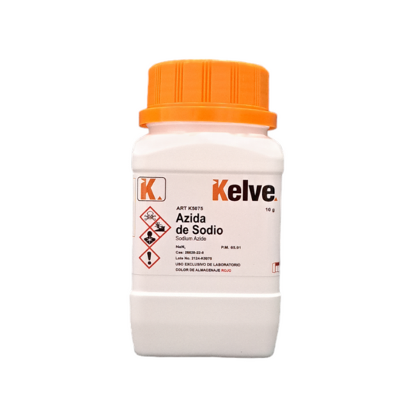 Azida de Sodio 10 Gramos Kelve