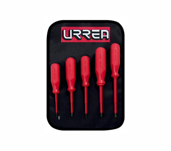 Juego 5 Desarmadores Aislados 1000v 9700c Urrea-h