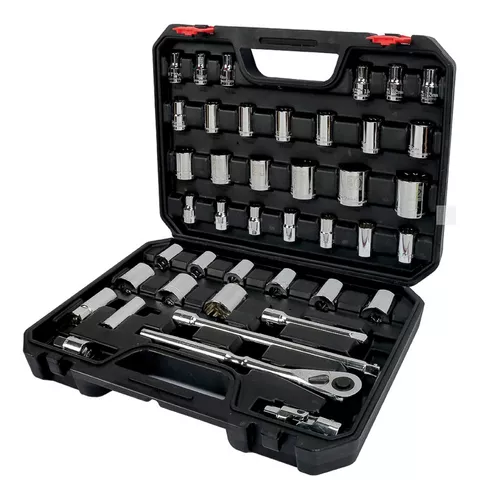 Juego de Dados Y Accesorios Combinados 42 Pzas 5400cb Urrea-h