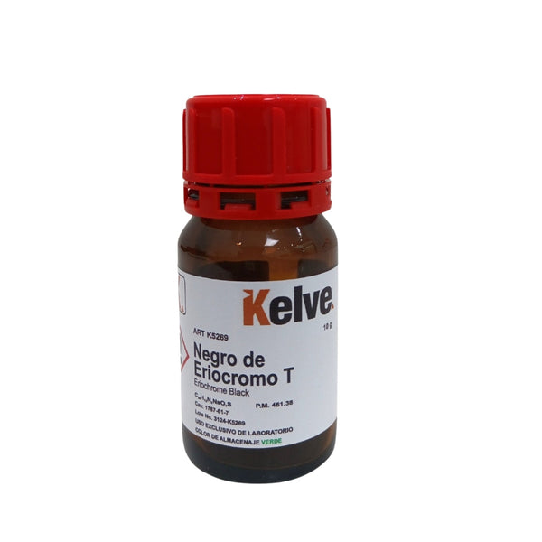 Negro de Eriocromo T 10 G Colorante Kelve