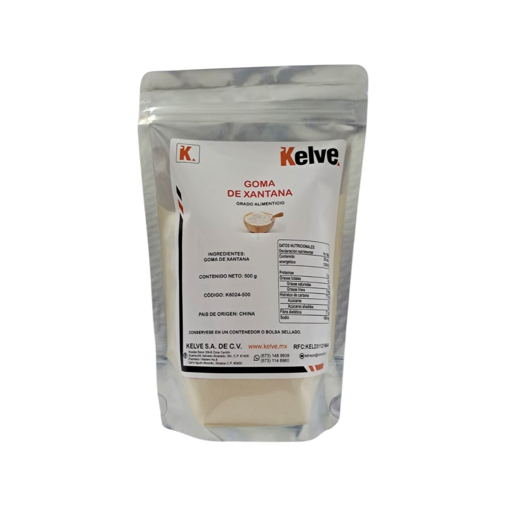 Goma de Xantana 500 Gramos Kelve