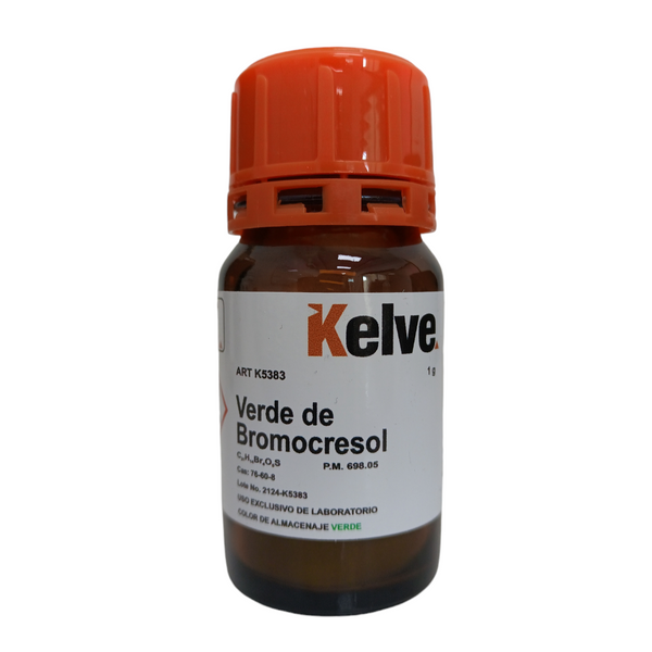 Verde de Bromocresol 1 G Colorante Kelve