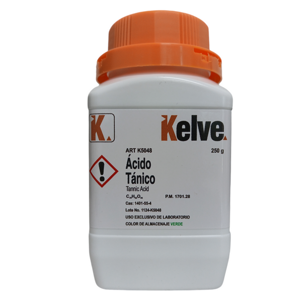 Tanico Acido 250 Gramos Kelve