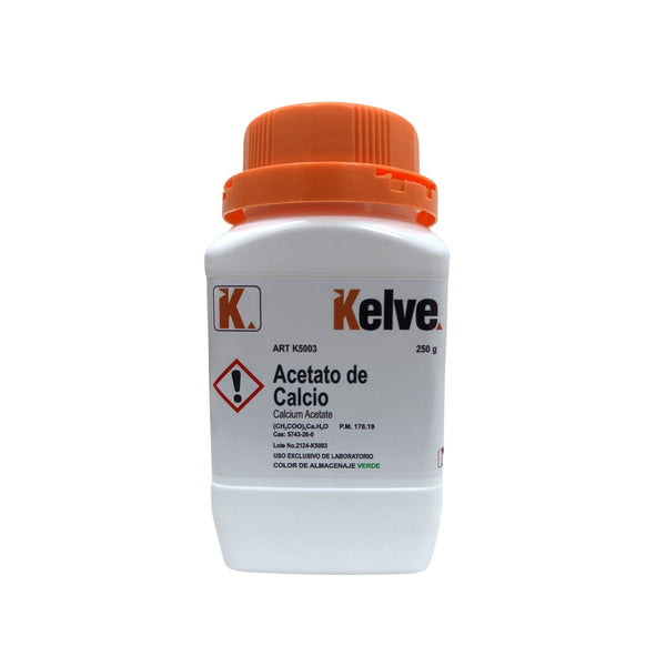 Acetato de Calcio 250 Gramos Kelve